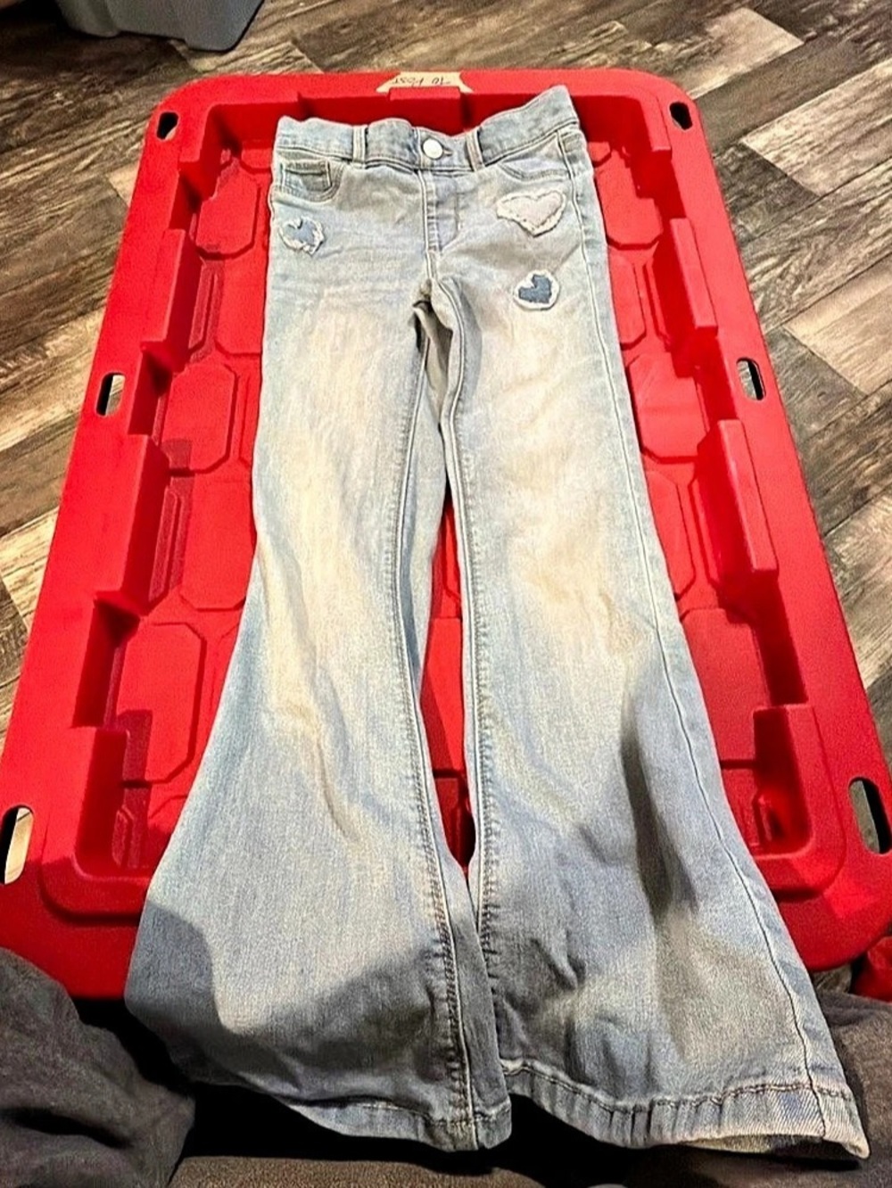 Wonder Nation Flare Jegging Flare Jeans in Blue Size M (7-8)